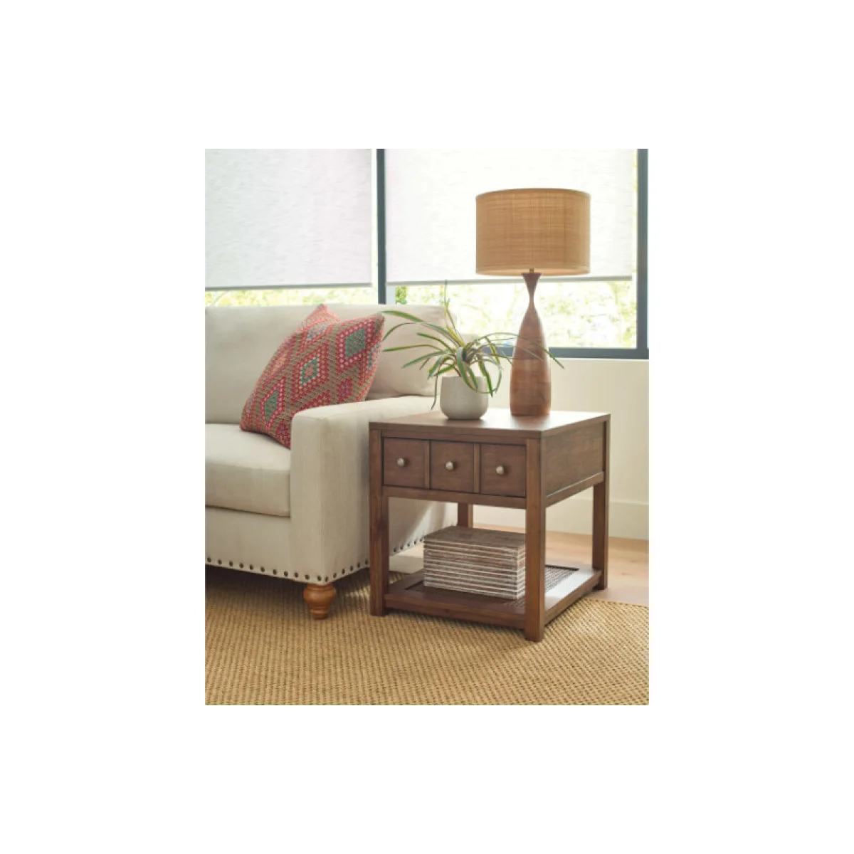 Foster Rectangular Drawer End Table End tables End Tables 6