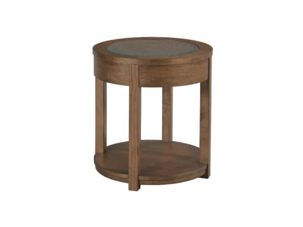 Foster Round End Table End tables Brown