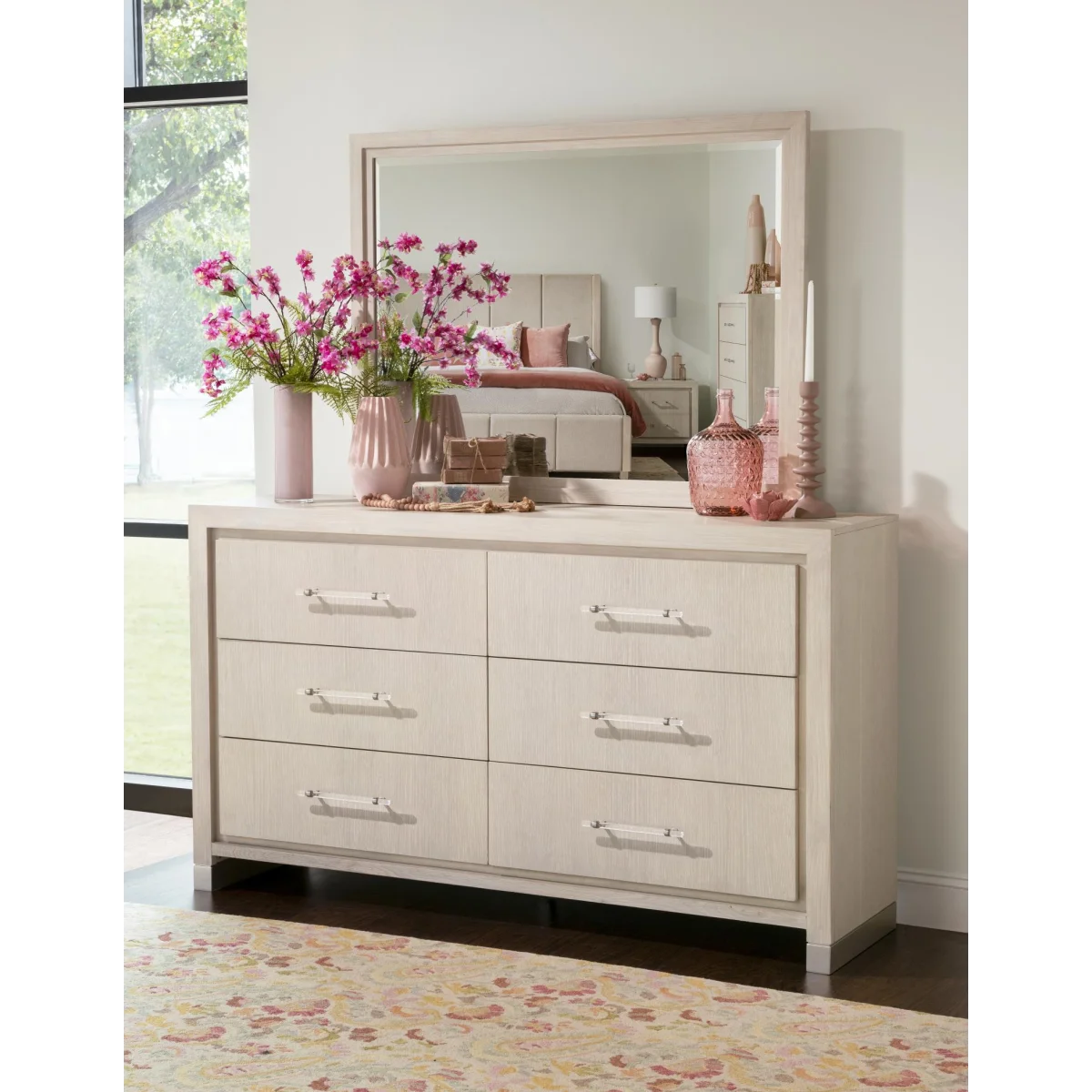 6 Drawer Dresser Dressers Cream 7