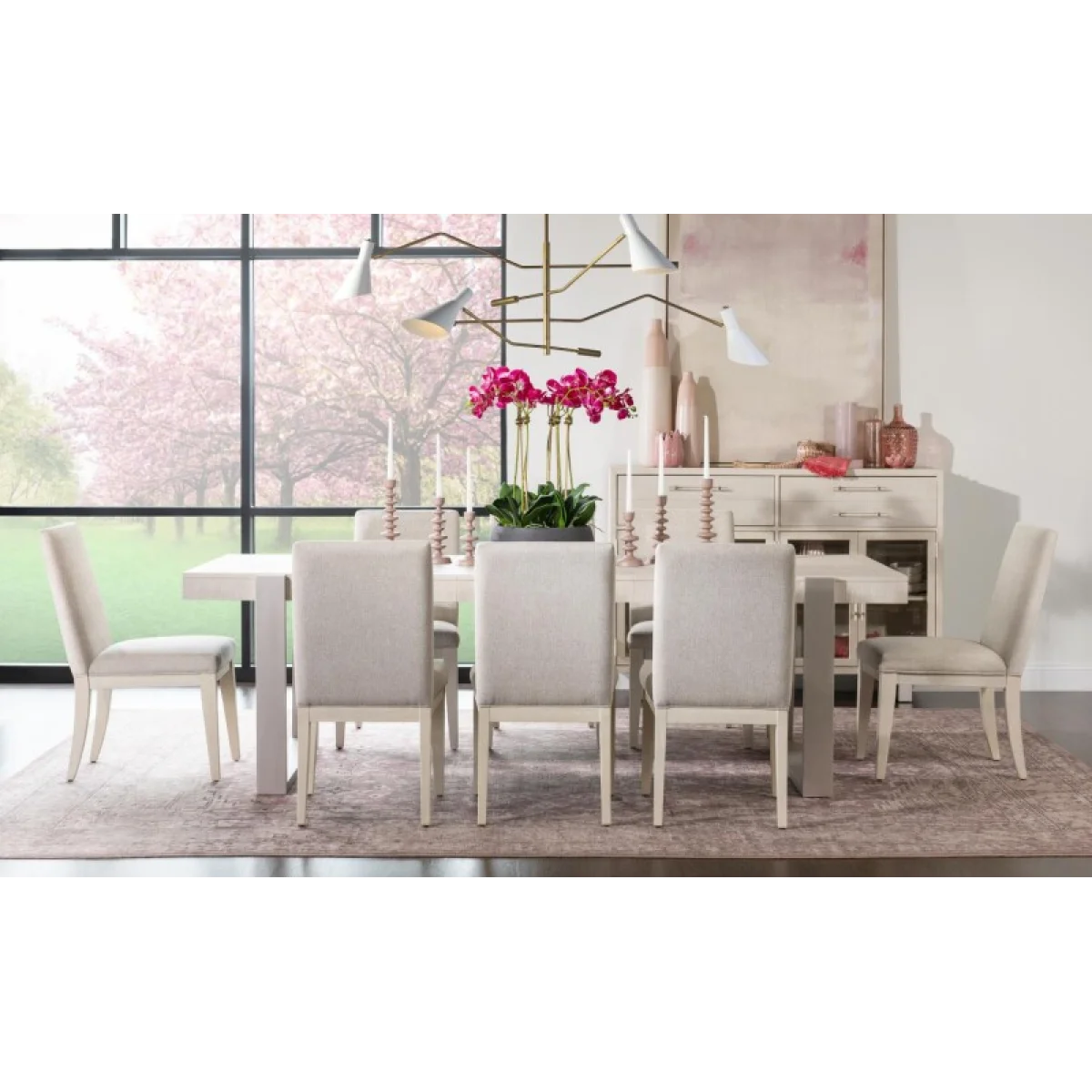 Leg Table Dining Tables Cream 10