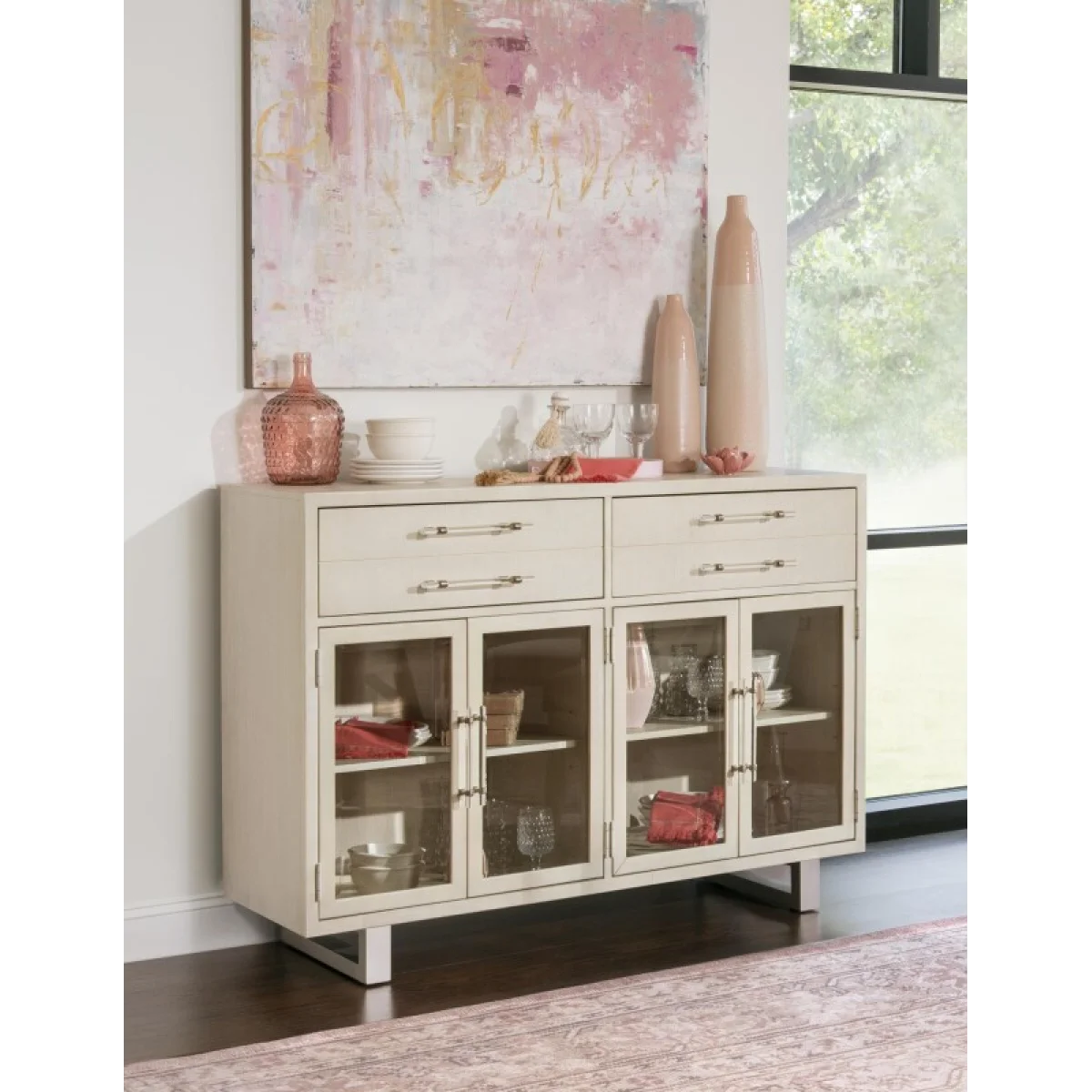 Credenza Dining Storage Cream 7