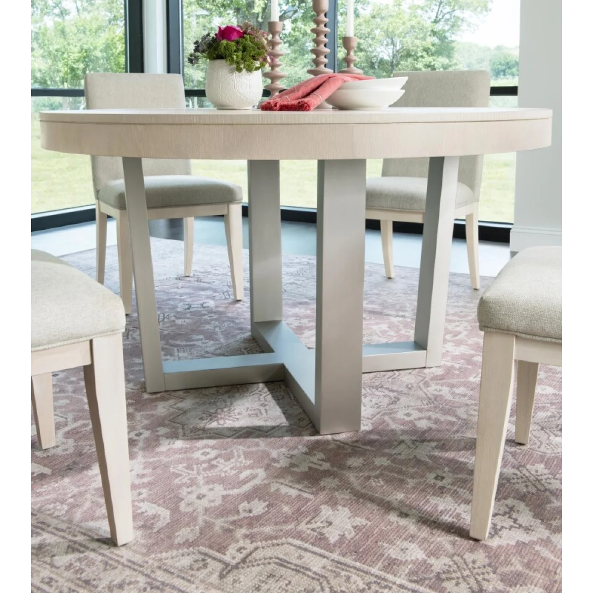 Round Dining Table Dining Tables Cream 6