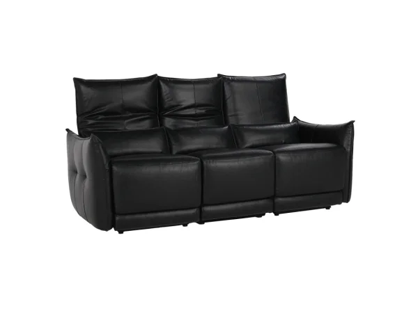 Amsterdam Leather Power Recliner Sofa Sofas black