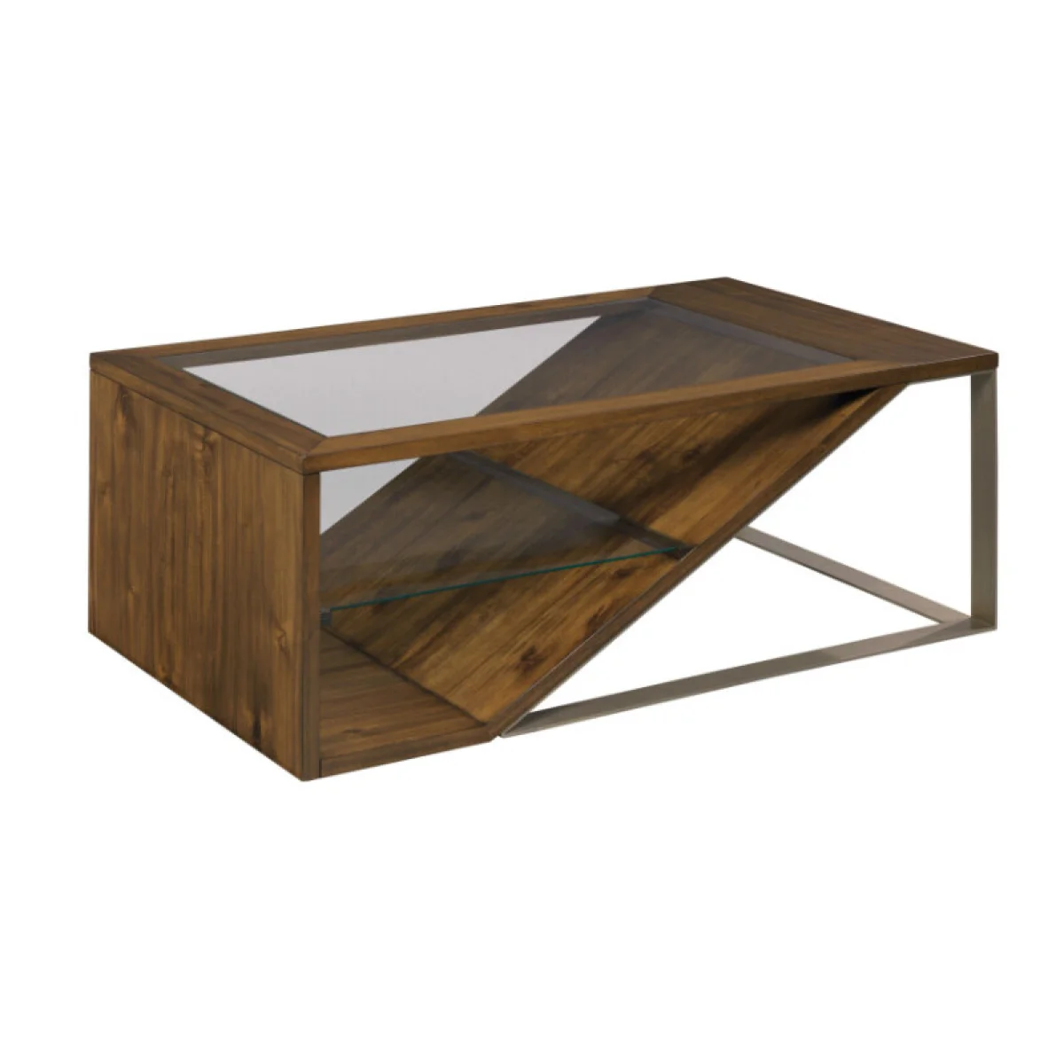 Editor Rectangular Coffee Table Cocktail & Coffee Tables Brown 4
