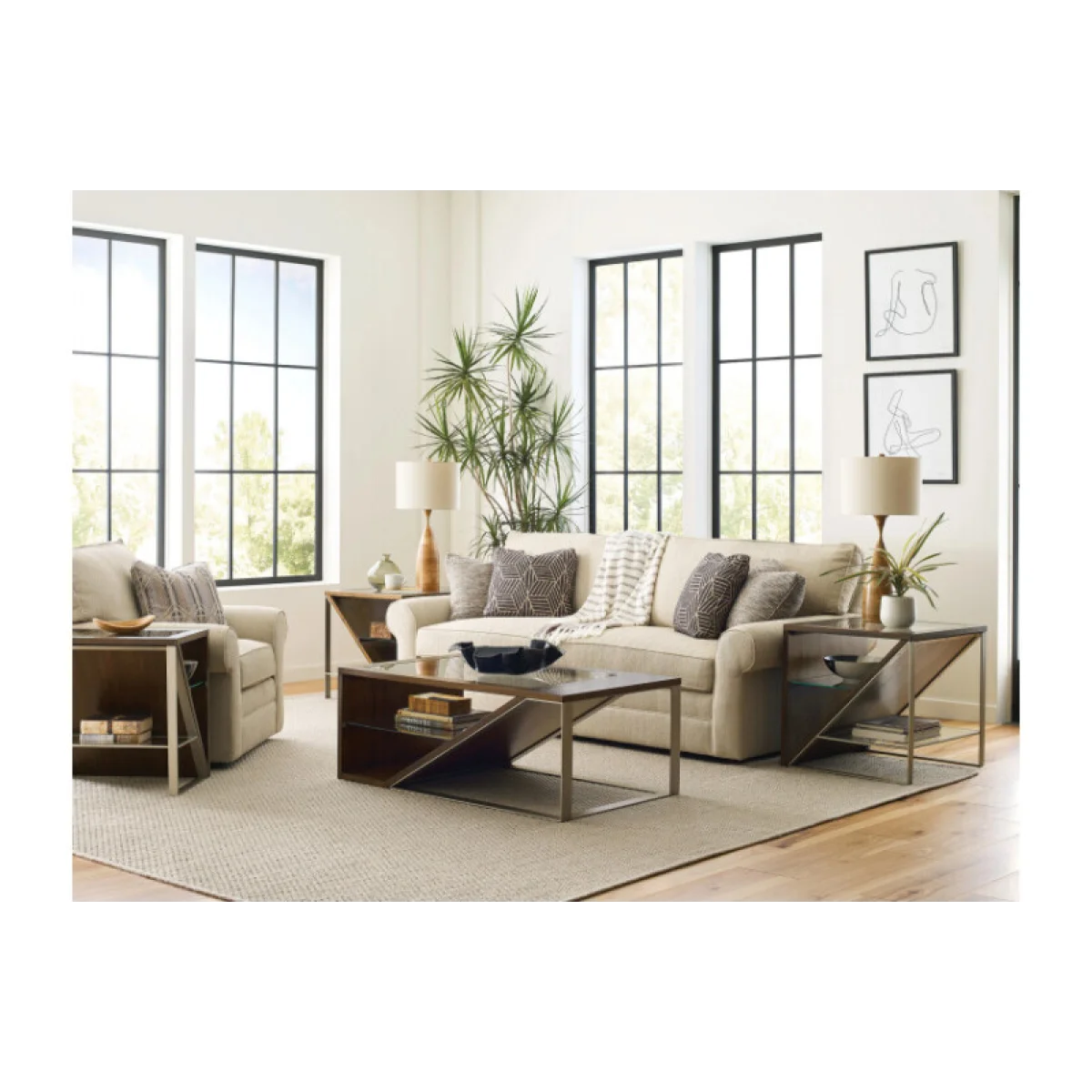 Editor Rectangular End Table End tables Brown 7