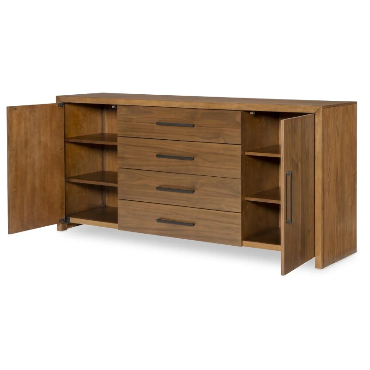 Credenza Dining Storage Brown 6