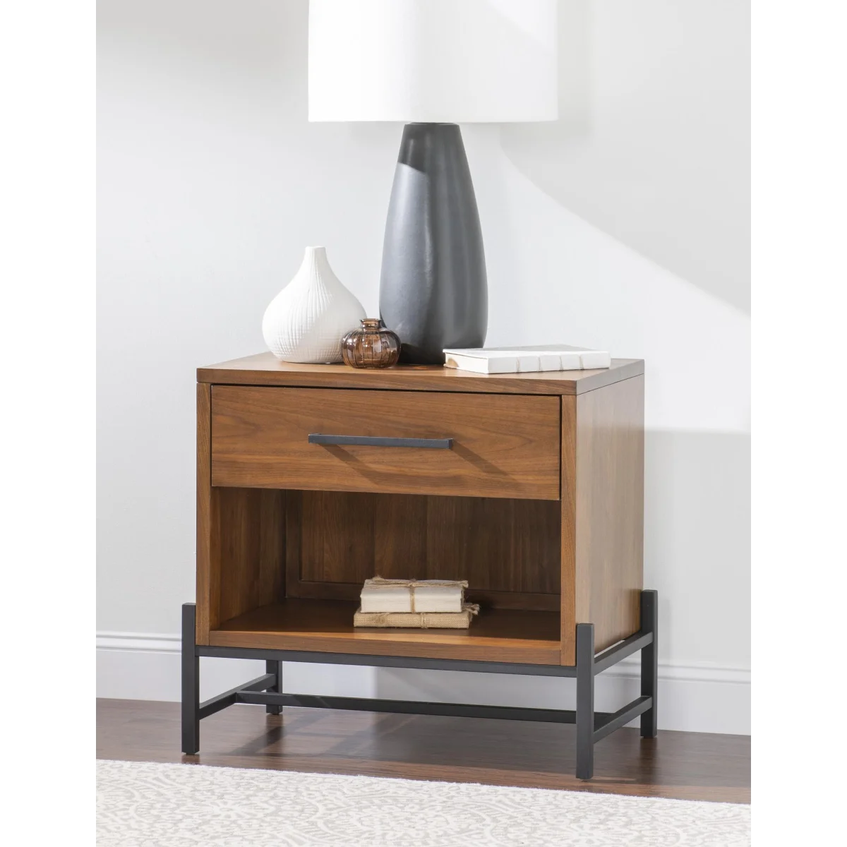 Open Nightstand Nightstands Brown 6