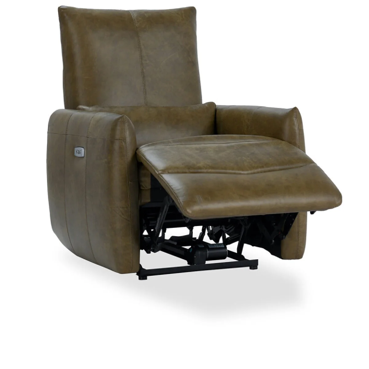 Thaya Leather Power Recliner – Earth Brown Recliners Brown 10