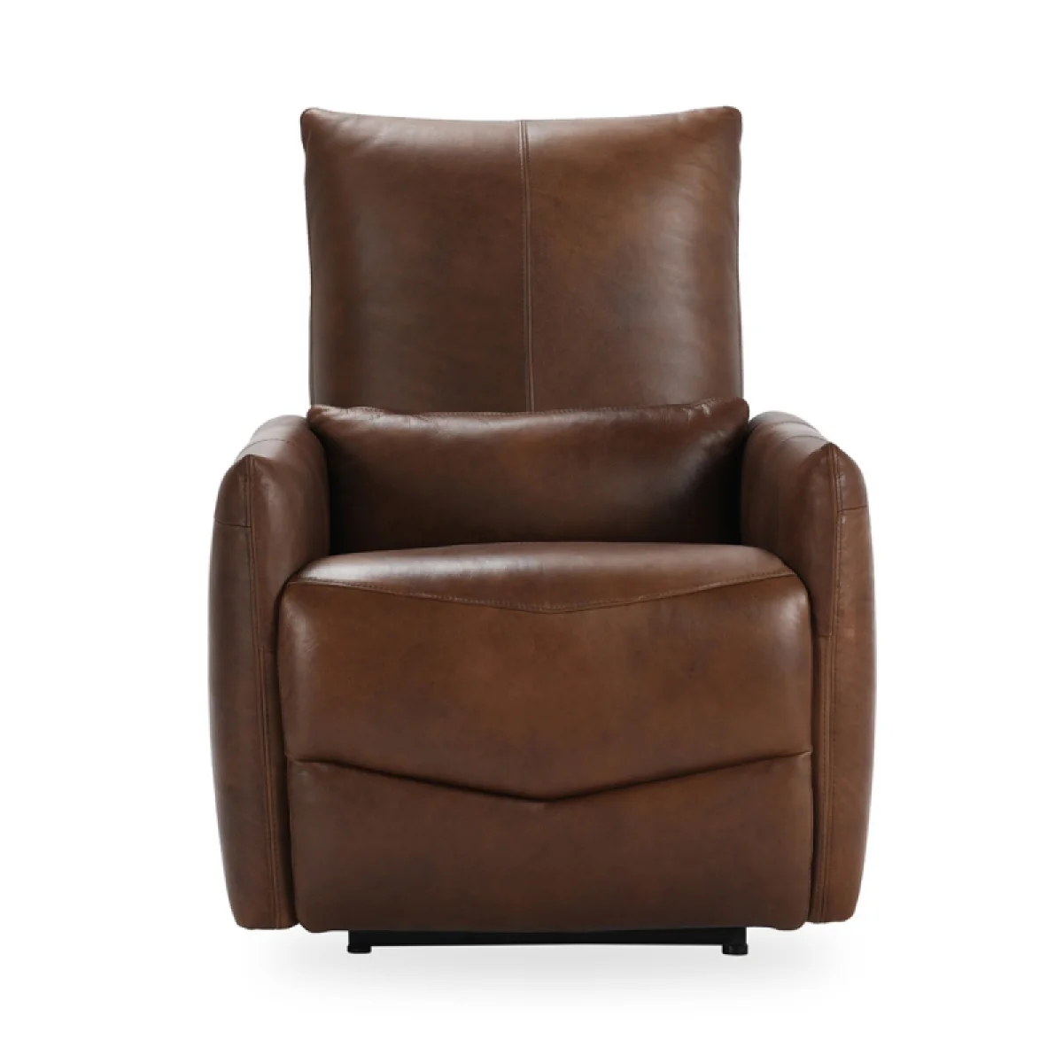 Thaya Leather Power Recliner Recliners Antique Brown 6