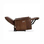 Thaya Leather Power Recliner Recliners Antique Brown 23