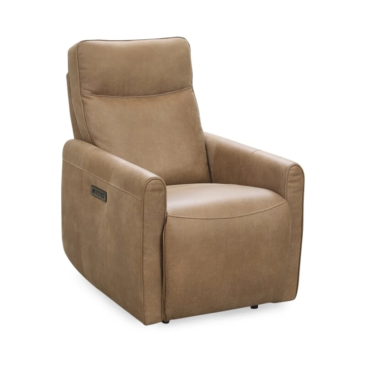 Vivica Leather Power Recliner – Toffee Recliners Brown 4