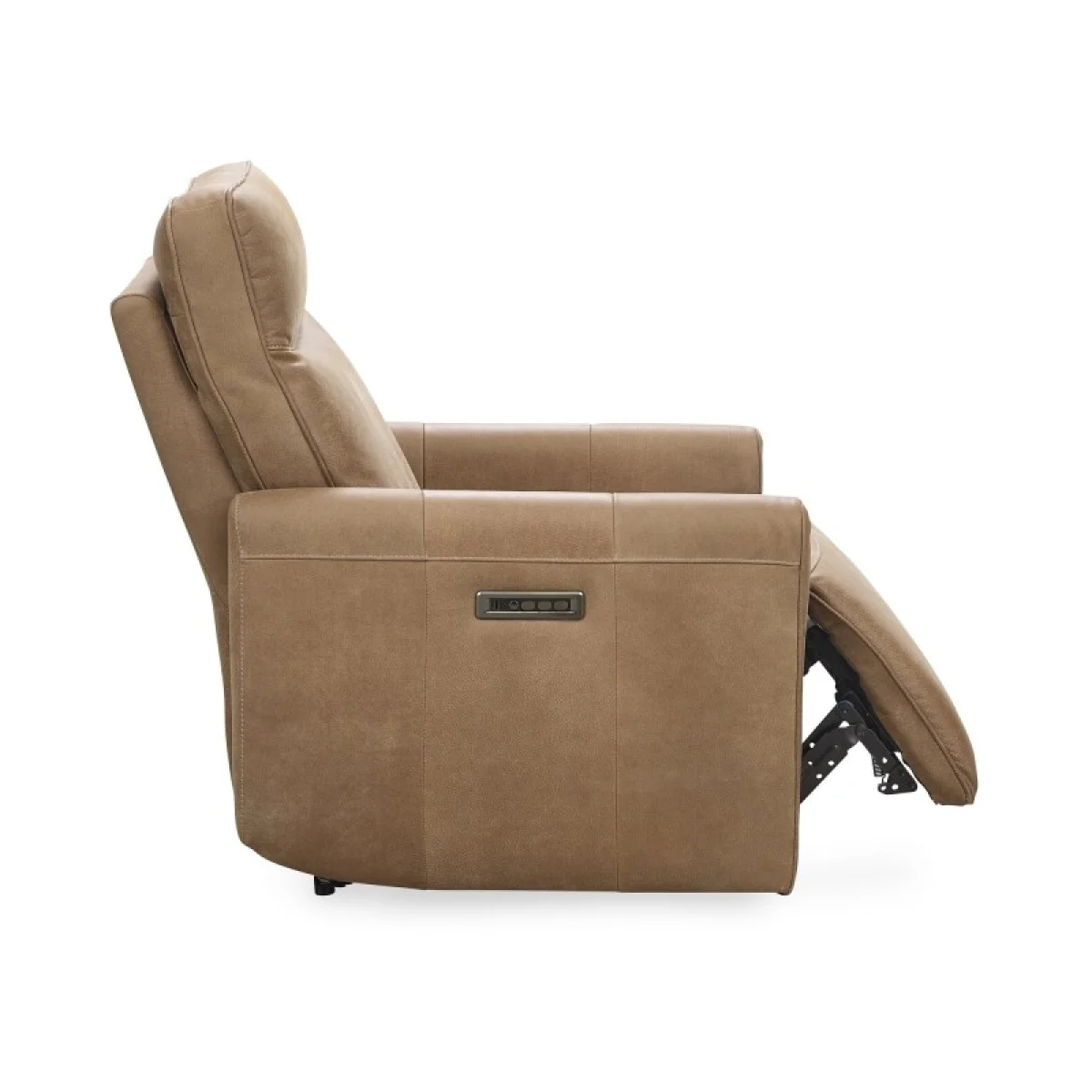 Vivica Leather Power Recliner – Toffee Recliners Brown 7