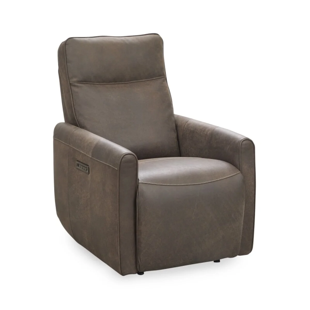 Vivica Leather Power Recliner Recliners Brown 4