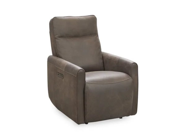 Vivica Leather Power Recliner Recliners Brown