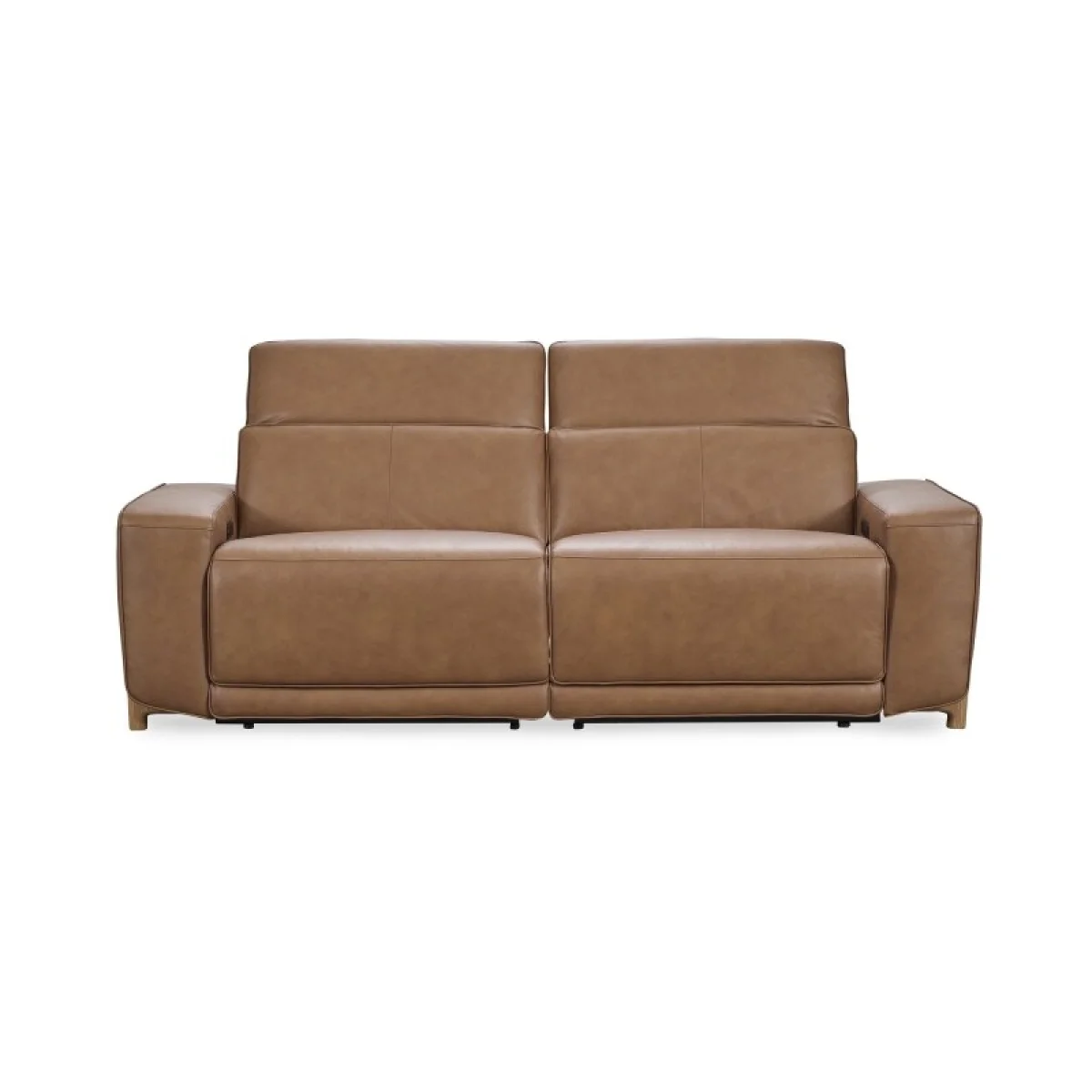 Kadon Leather Power Recliner Sofa Sofas Brown 8
