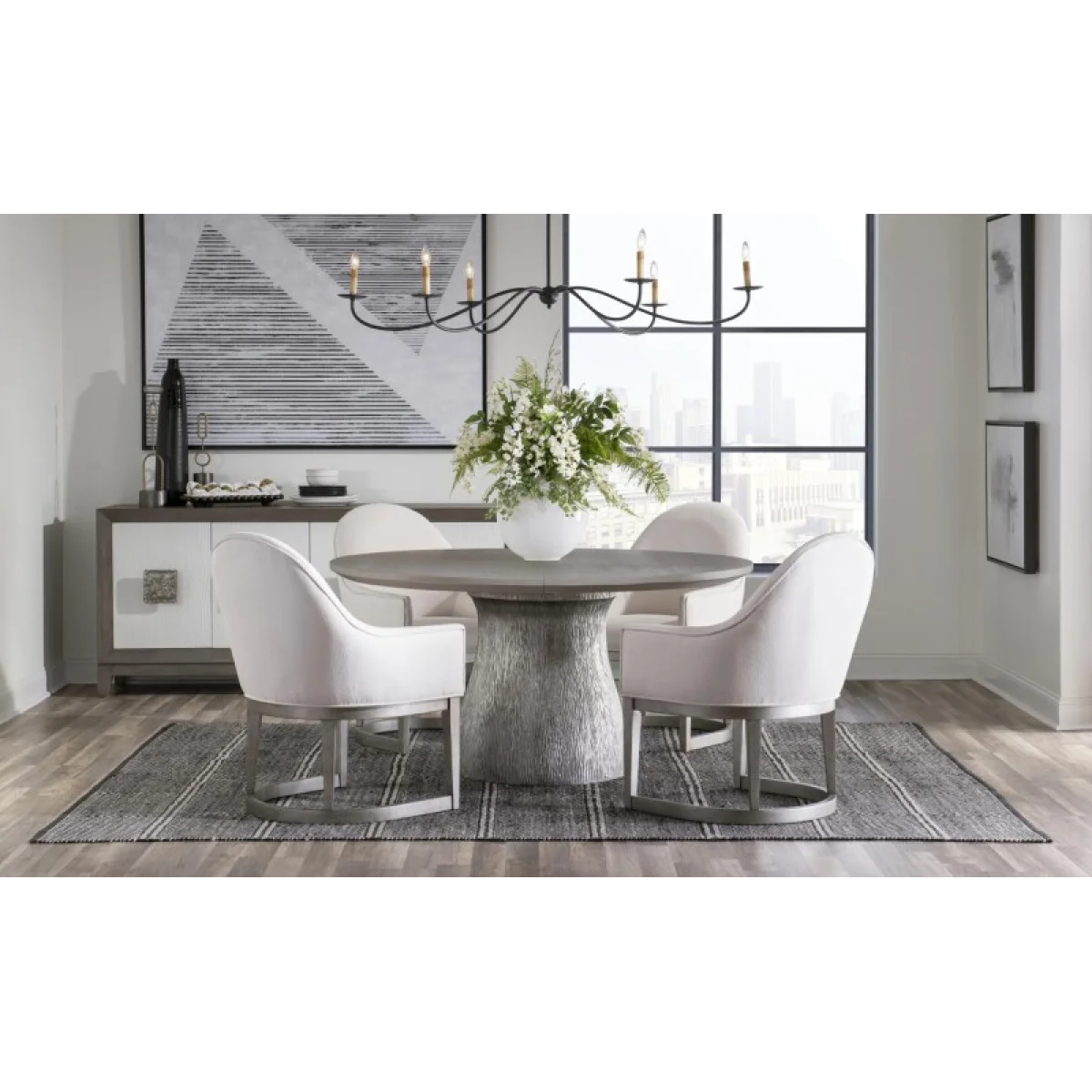 Complete Round Pedestal Table Dining Sets Dining Sets 11
