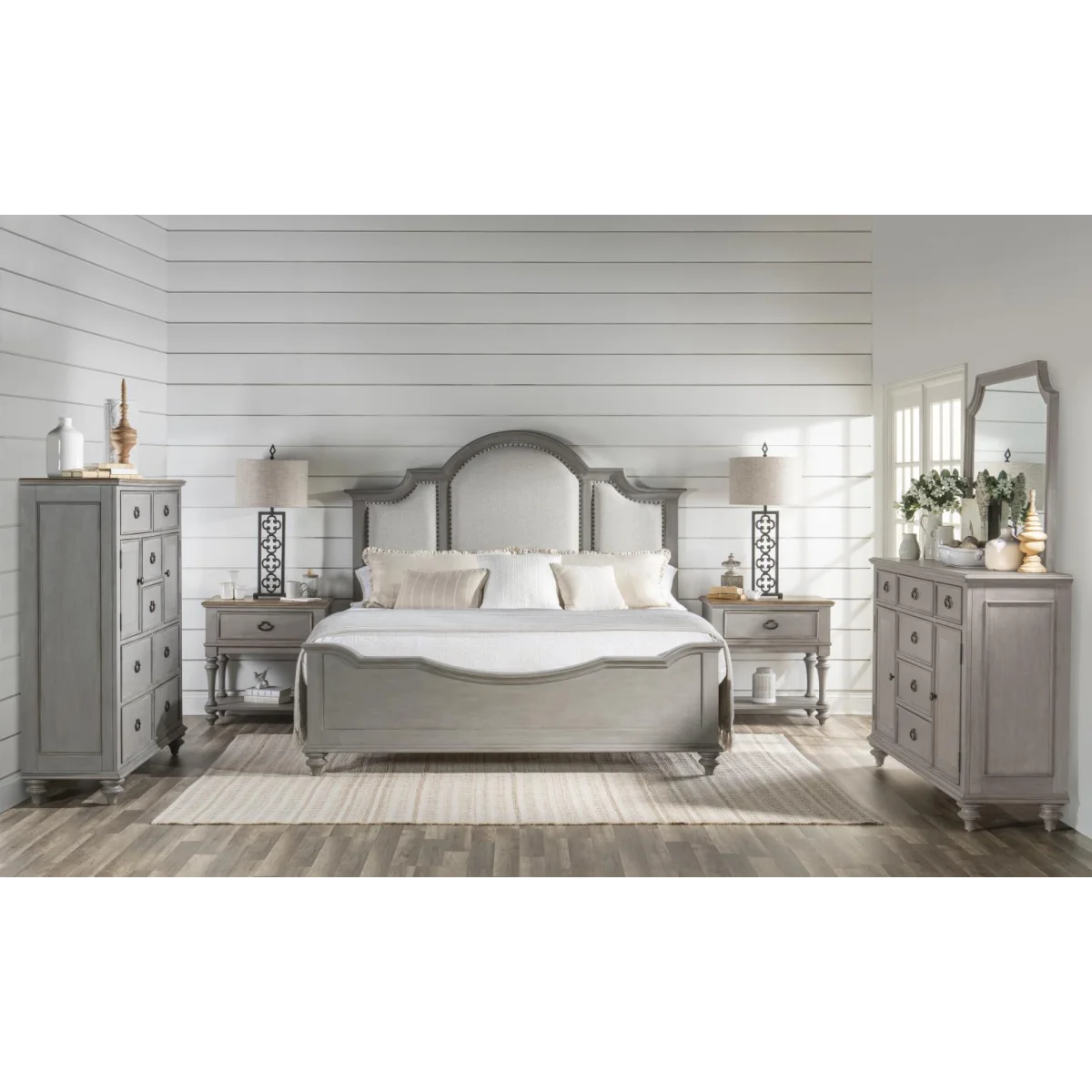 Open Nightstand Nightstands Gray 7