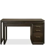 Swivel Lift-top L-desk Desks Brown 52