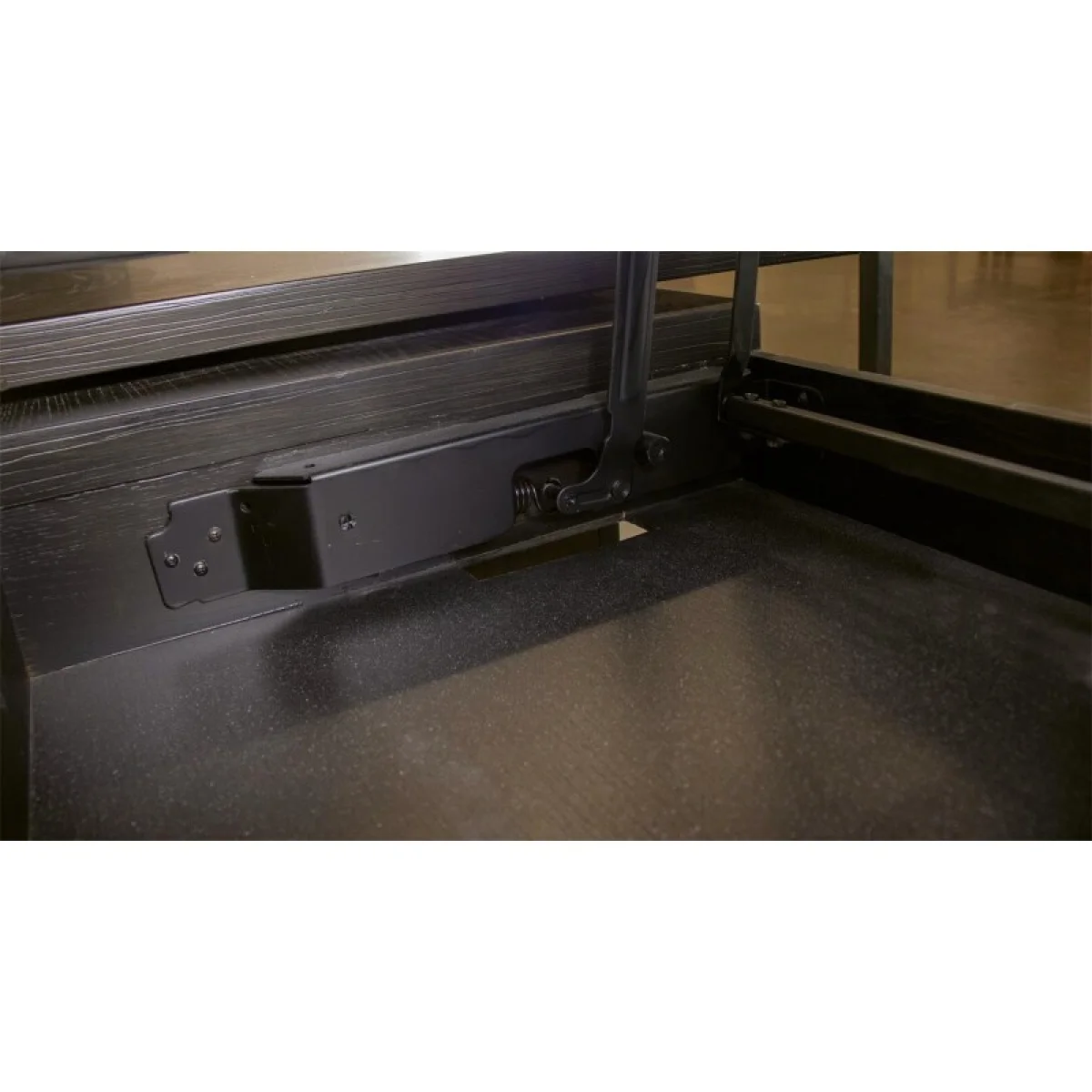 Swivel Lift-top L-desk Desks Brown 20
