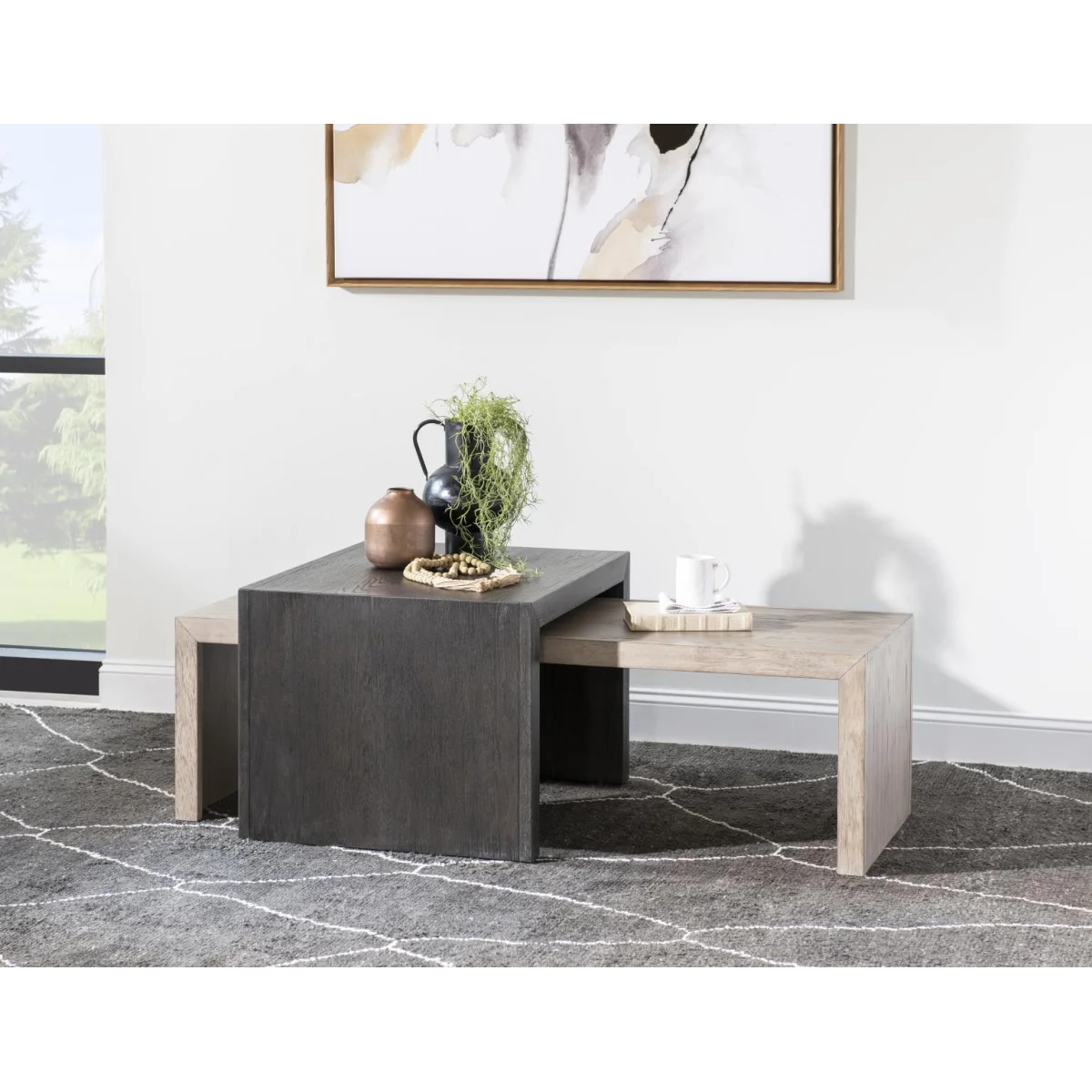 Nesting Cocktail Table Cocktail & Coffee Tables black 8