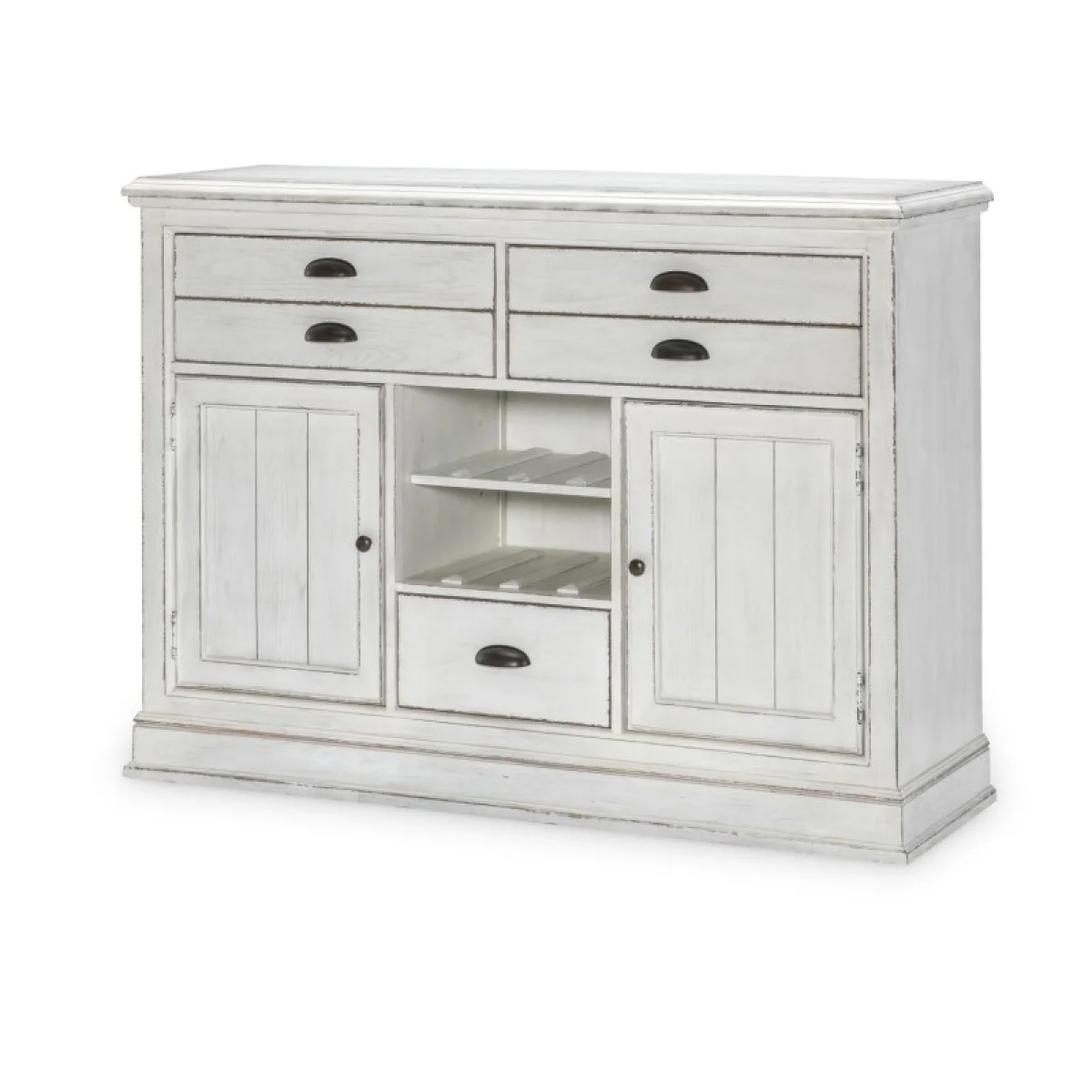 Credenza Dining Storage Aged White 4