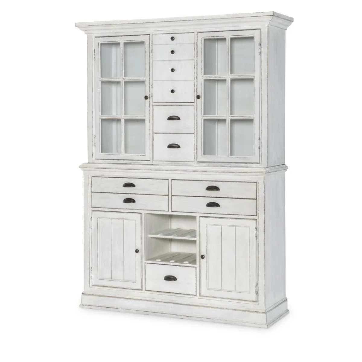 Credenza Dining Storage Aged White 9