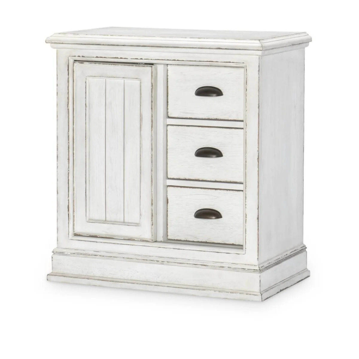 Wine Bar Cabinet Bar Furniture Aged White 4