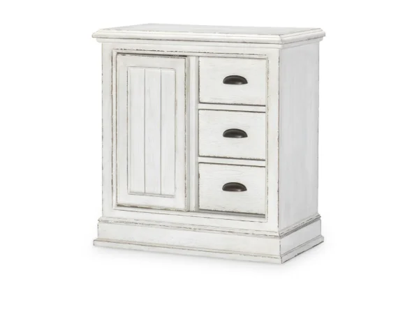 Wine Bar Cabinet Bar Furniture Aged White