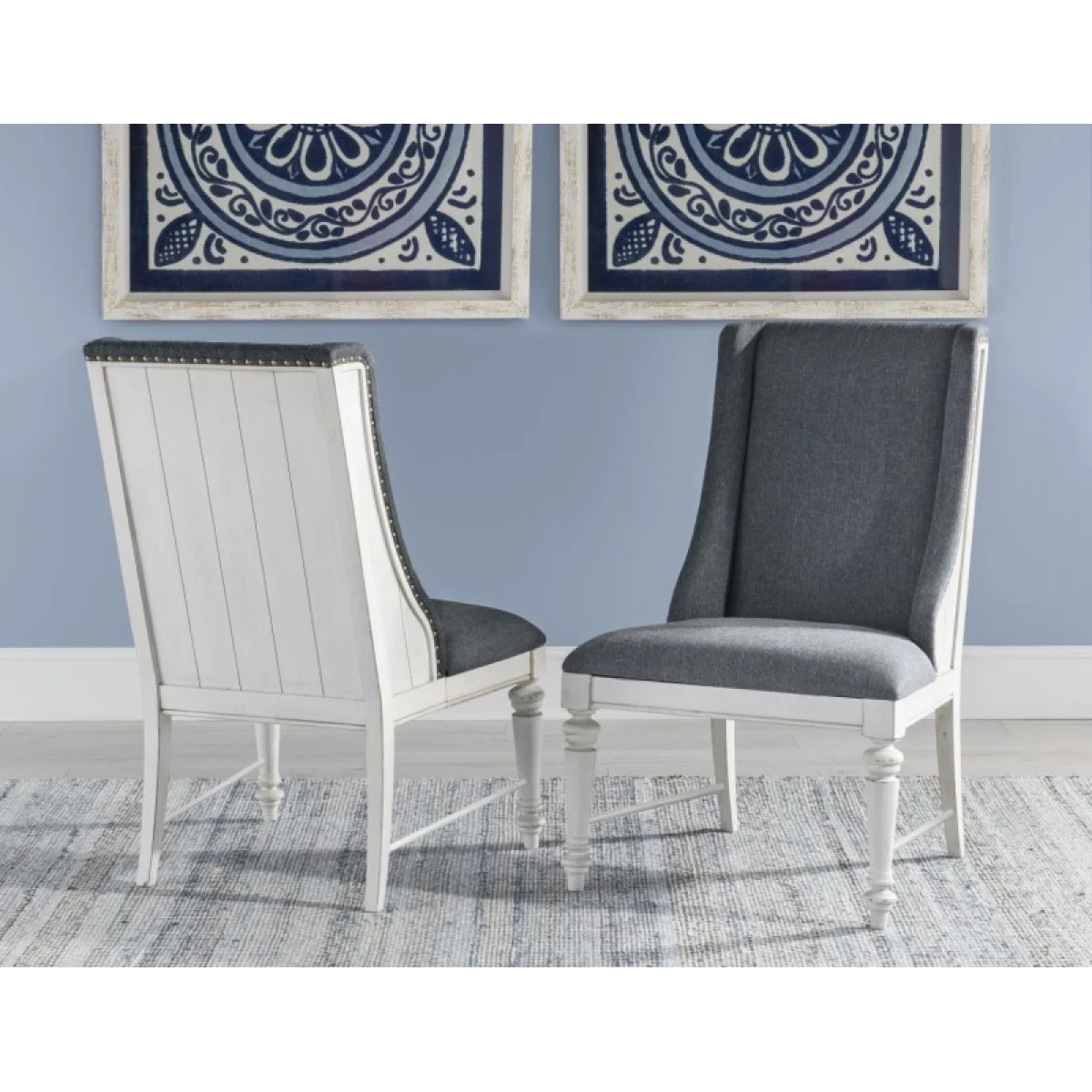 Host Chair Chairs & Benches Aged White 10