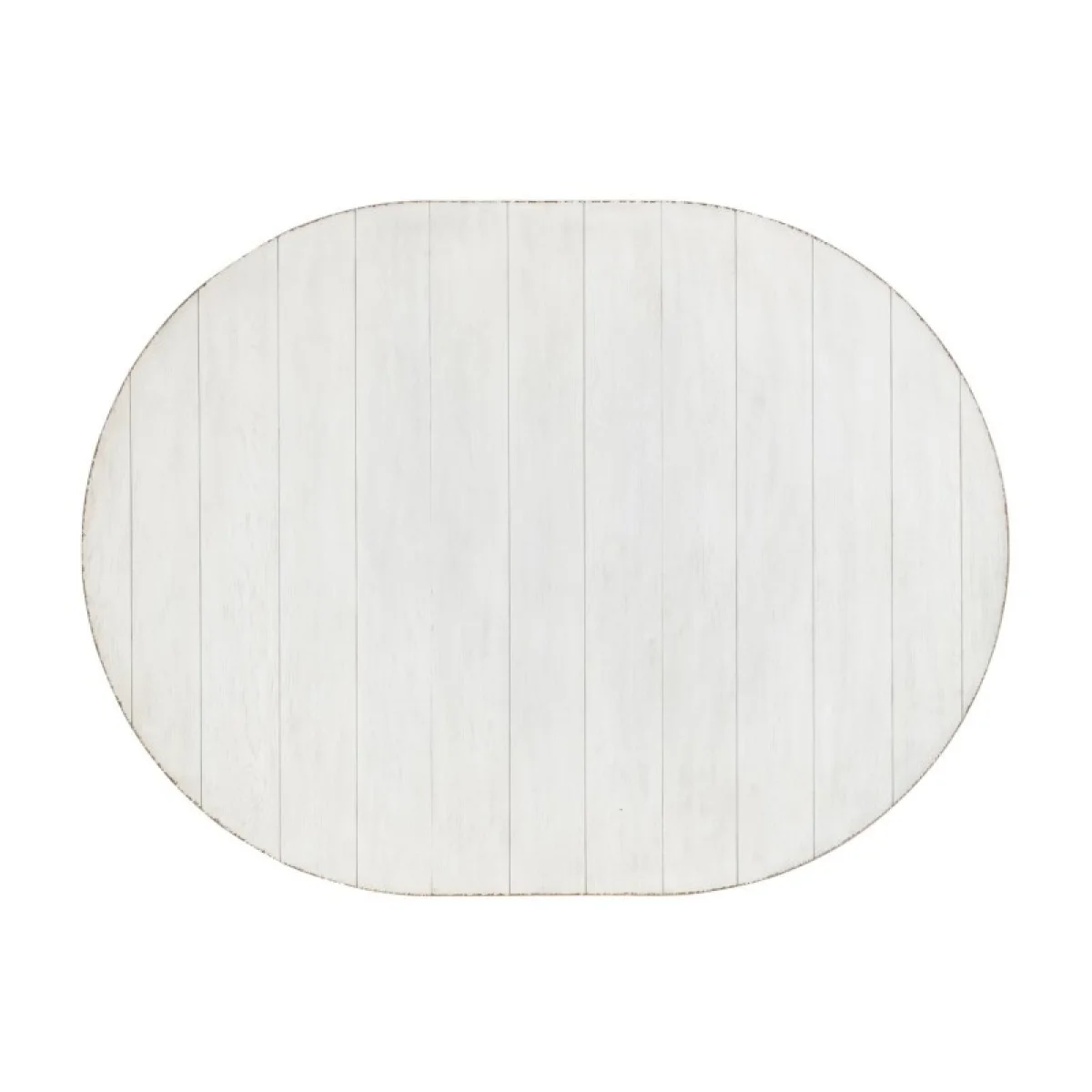 Complete Round Table Dining Sets Aged White 6