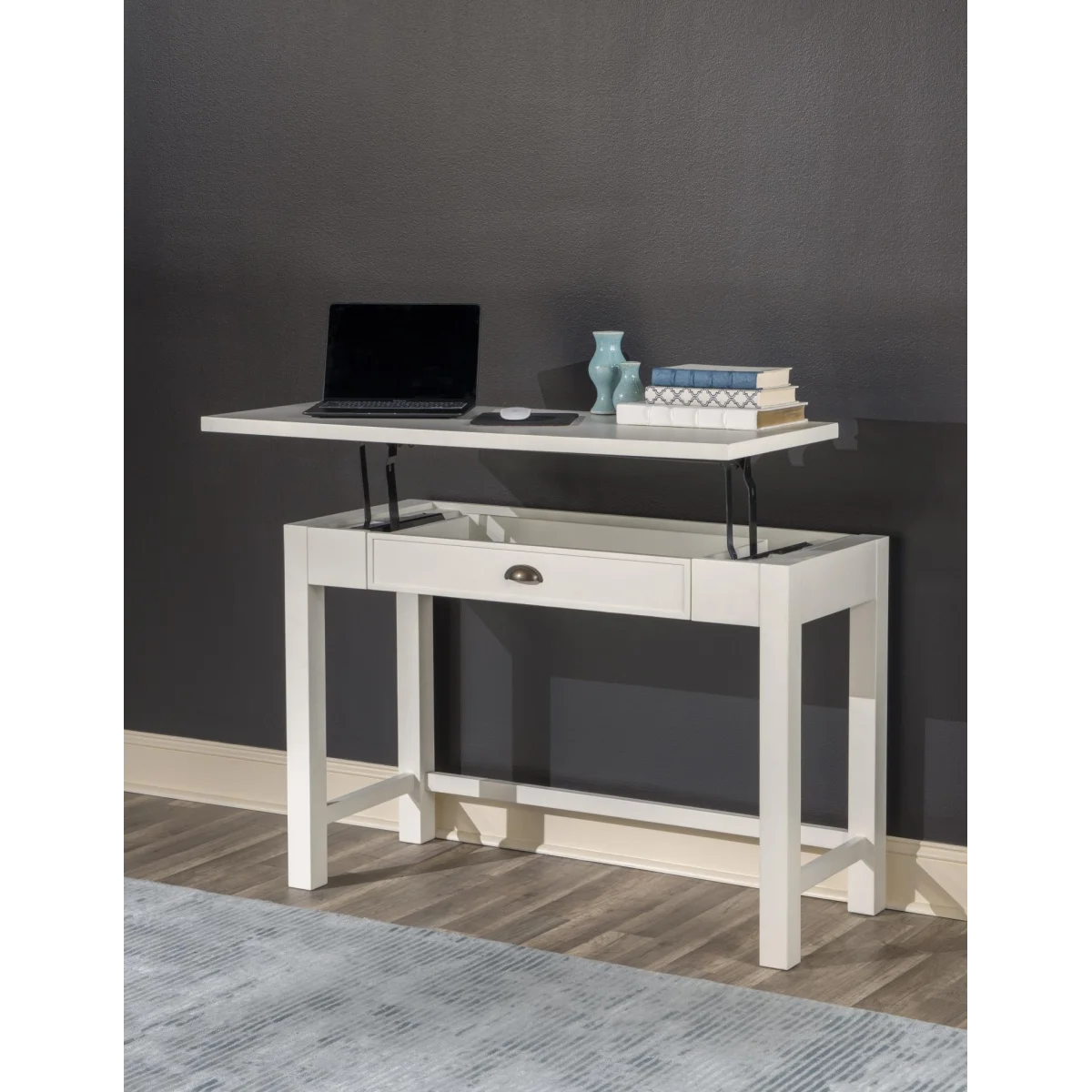 Lift-top Writing Desk Desks Cream 7
