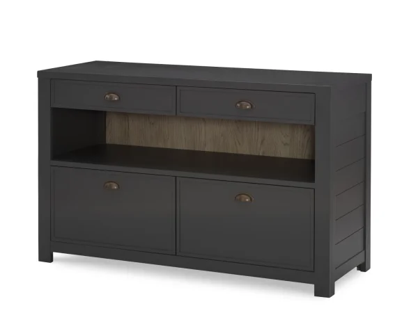 Home Office Credenza Office Storage black