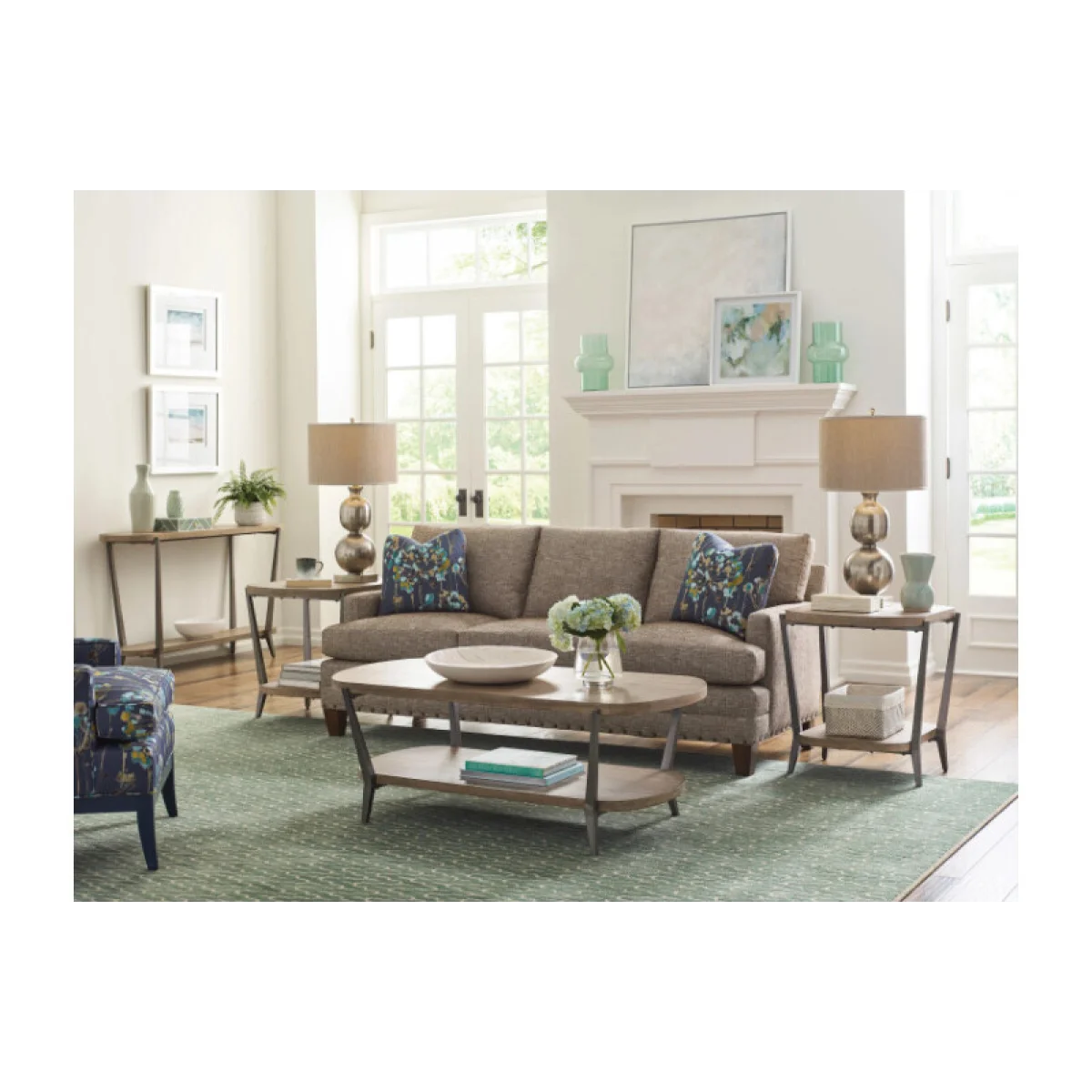 Tanna Oval Coffee Table Cocktail & Coffee Tables Brown 6