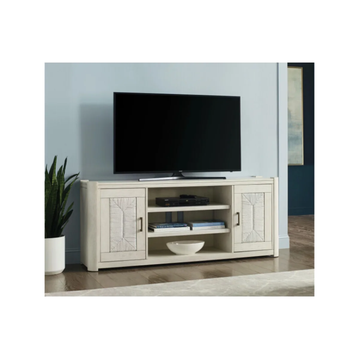 Entertainment Console Entertainment Stands Cream 6