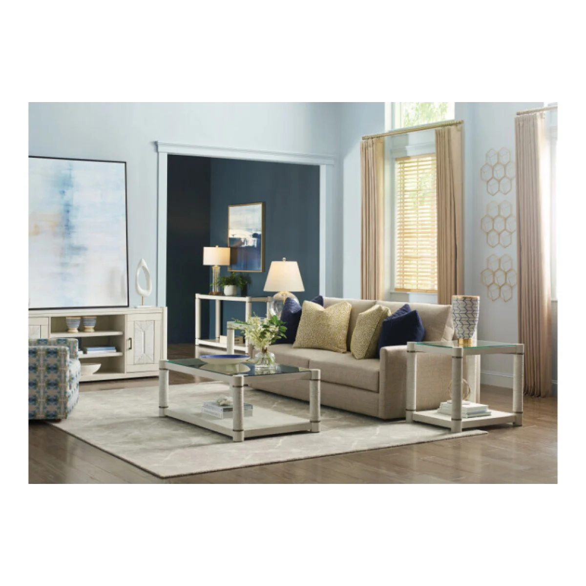 Entertainment Console Entertainment Stands Cream 7