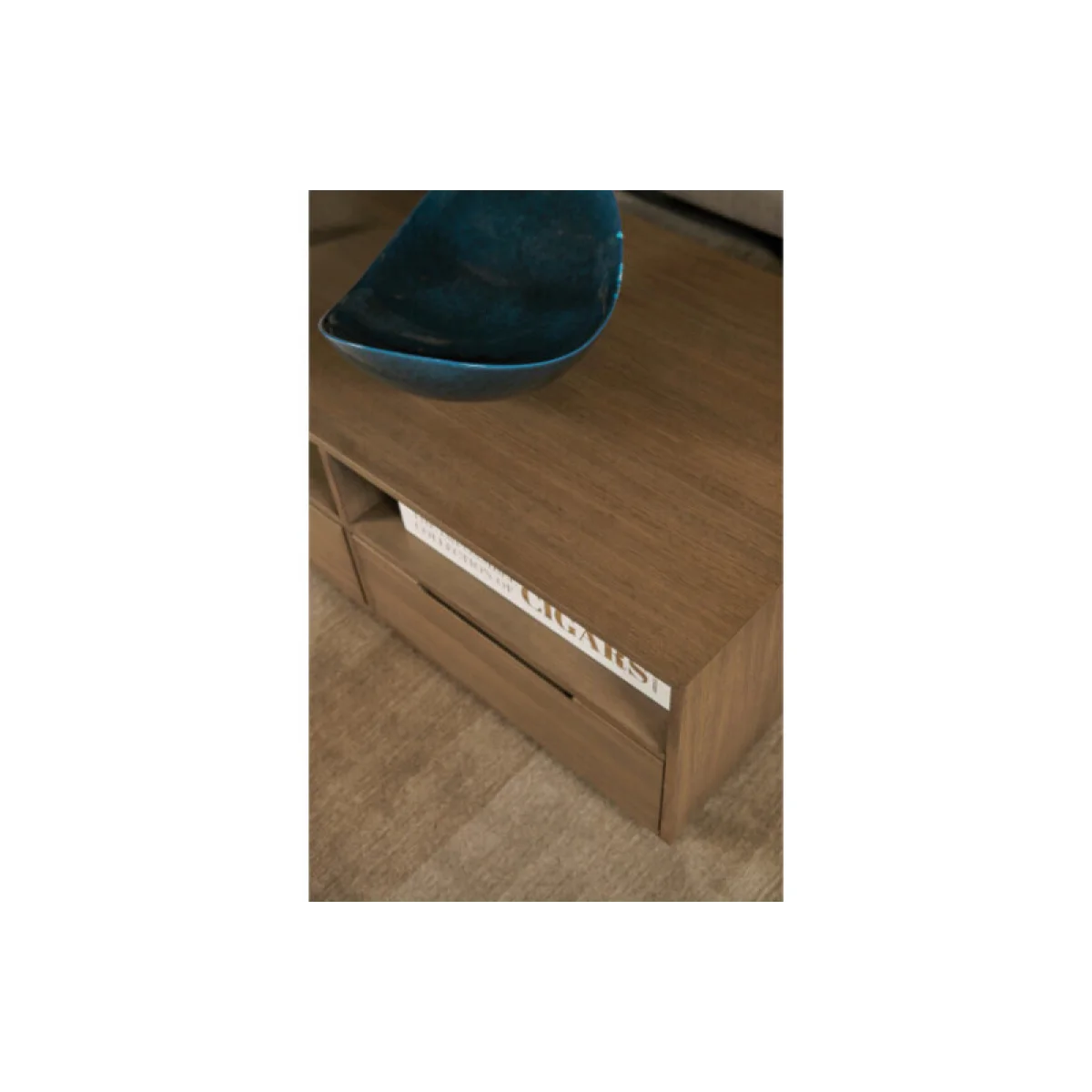 Gibbs Rectangular Drawer Coffee Table Cocktail & Coffee Tables Brown 7