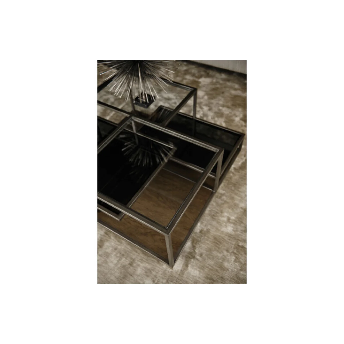 Cleo Square Coffee Table Cocktail & Coffee Tables Brown 7