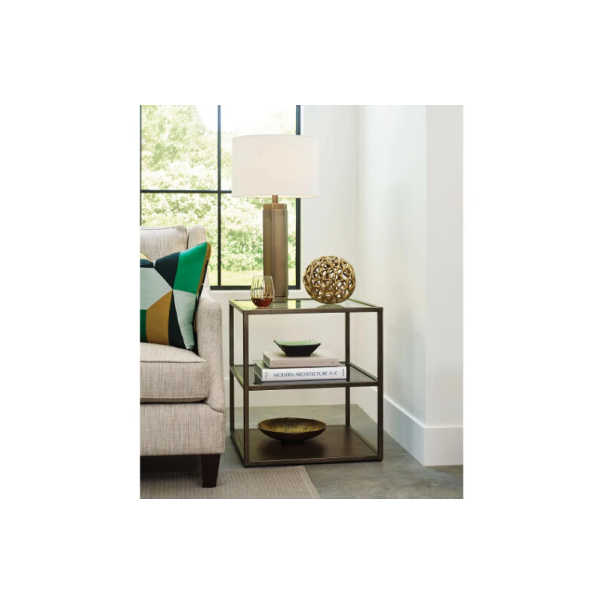 Cleo Square End Table End tables Brown 6