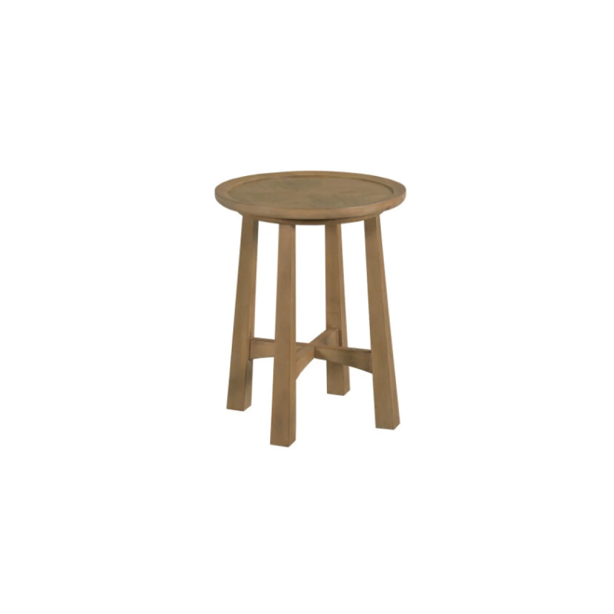 Milo Round End Table End tables Brown 4
