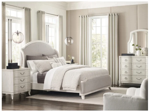 Harmony Carlyn King Upholstered Bed – Complete Beds American Drew