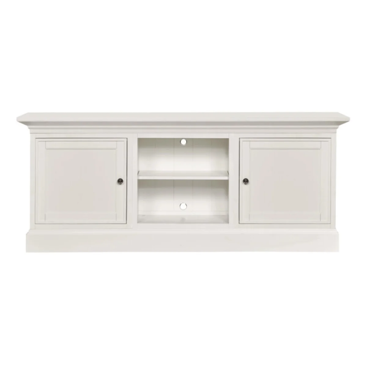 Structures Triple Two Door Console Entertainment Stands black 4