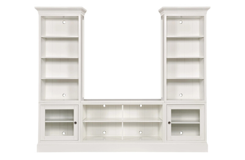 Structures Quad Bookcase Console W/display Piers