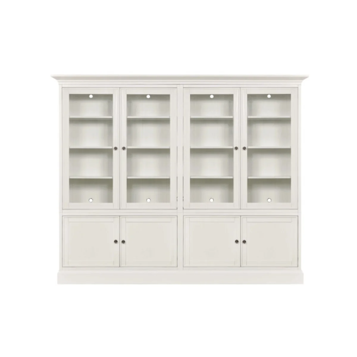 Structures Quad Door Display Cabinet Bookcases black 4