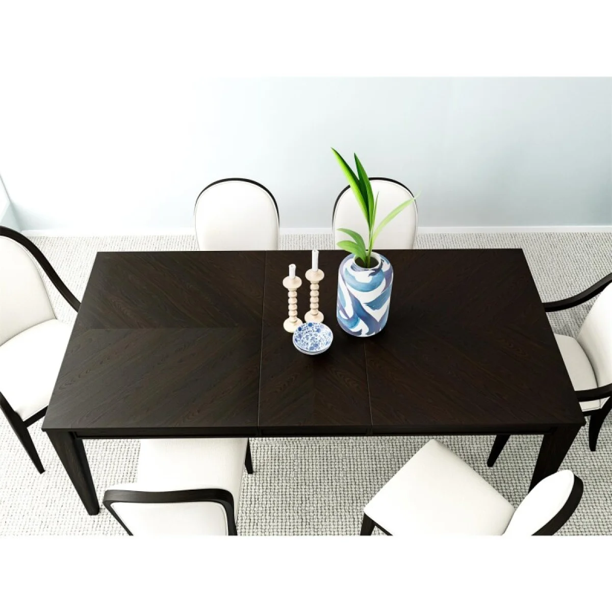 Rectangular Dining Table Dining Tables black 7