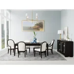 Rectangular Dining Table Dining Tables black 21