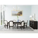 Rectangular Dining Table Dining Tables black 24