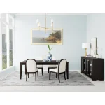 Rectangular Dining Table Dining Tables black 25