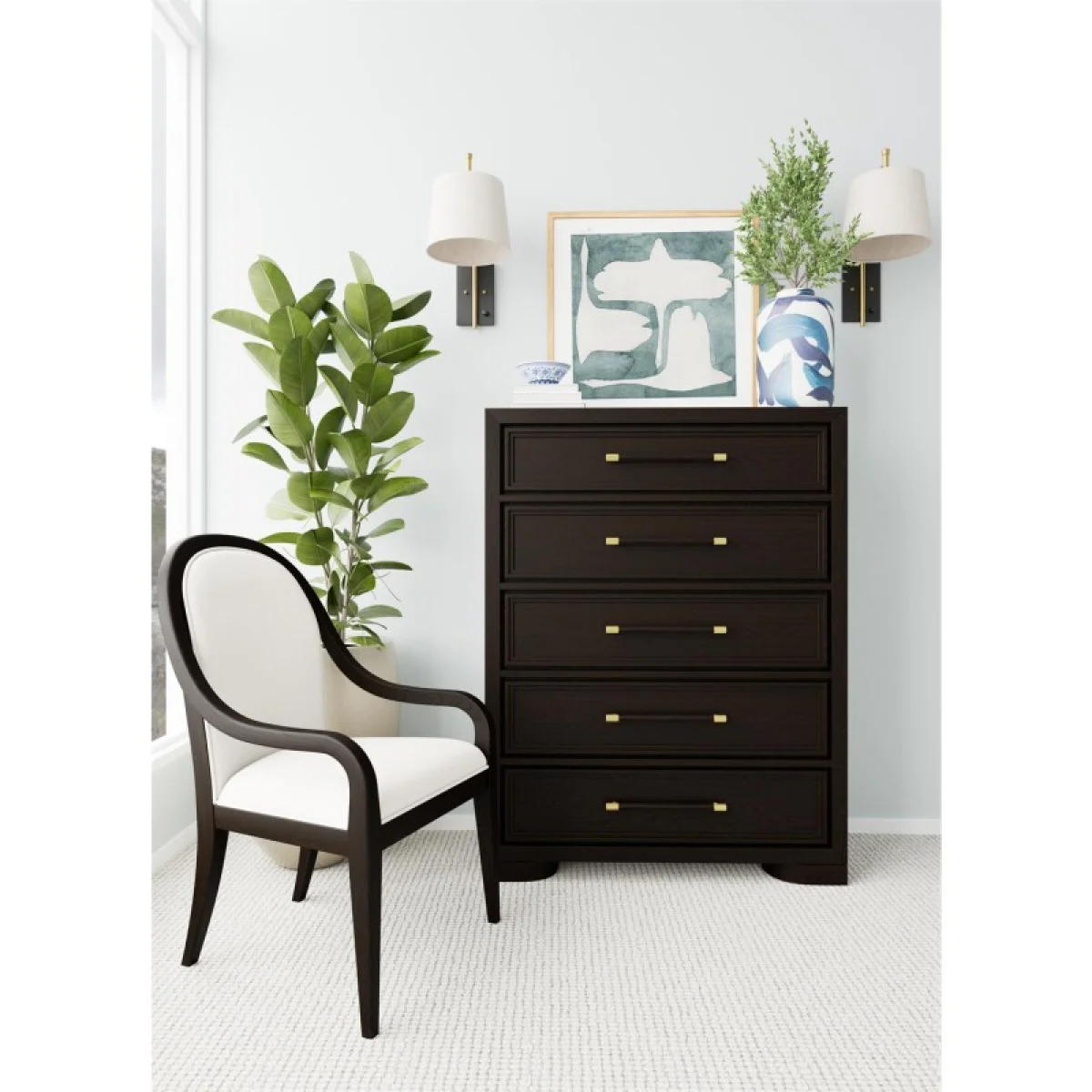 Curved Uph Arm Chr 2in Chairs & Benches black 24