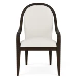 Curved Uph Arm Chr 2in Chairs & Benches black 45