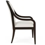 Curved Uph Arm Chr 2in Chairs & Benches black 44